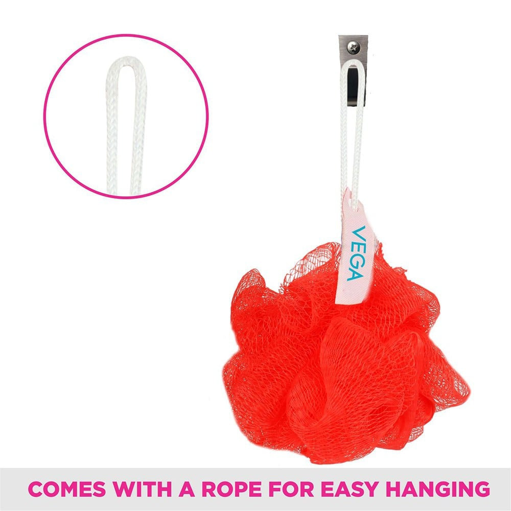 Vega Mini Bath Sponge - Loofah (BA-3/12) : 1 pack (2 pieces)