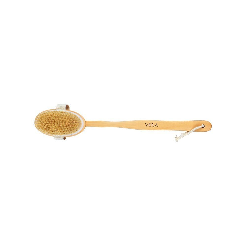 Vega Natural Bristle Bath Brush with Long Handle (NBA-1/3) : 1 piece