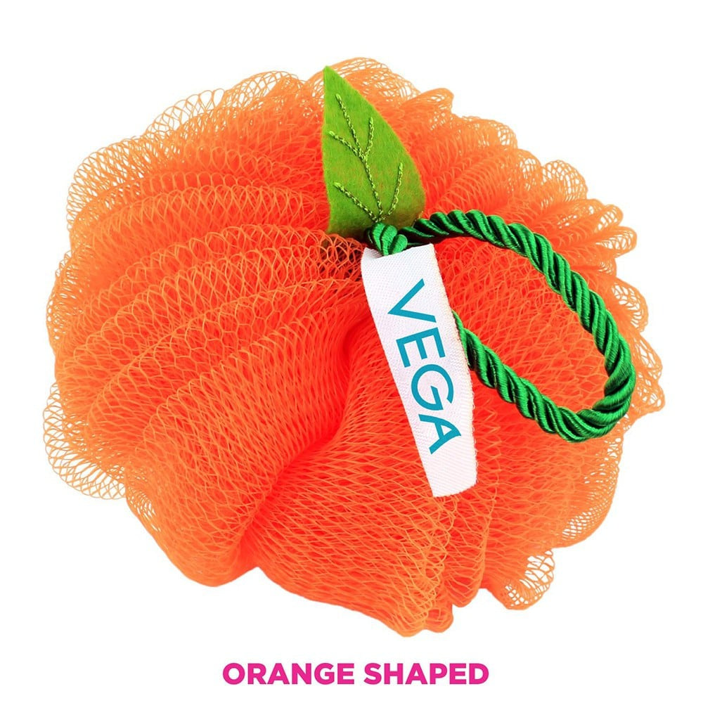 Vega Orange Shaped Bath Sponge Loofah (BA-3/10) : 1 piece