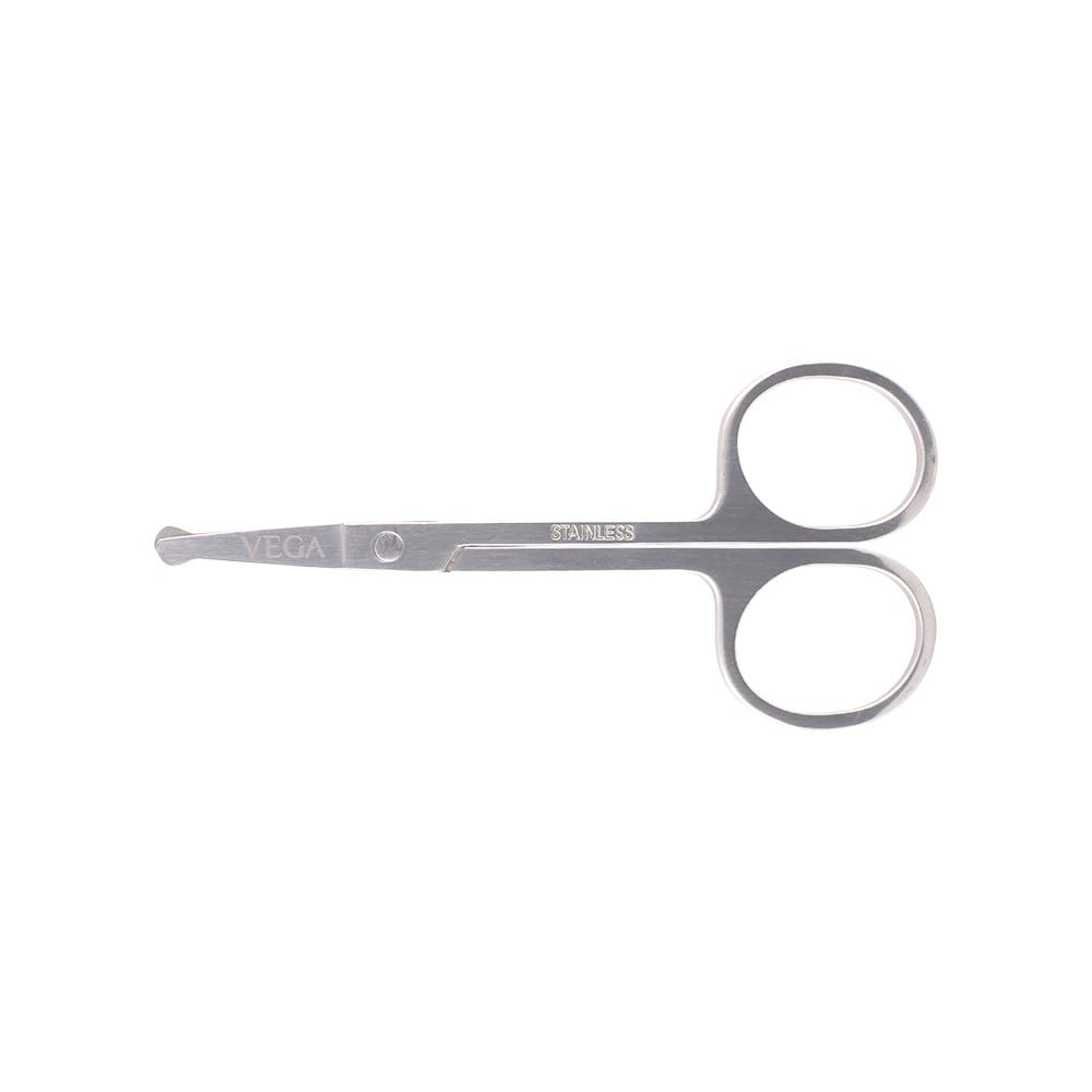 Vega Stainless Steel Nasal Safety Scissors : 1 piece