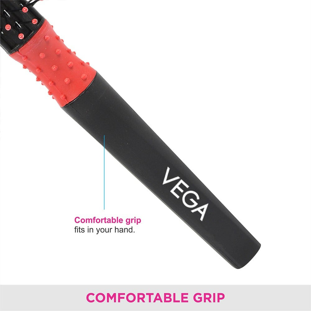 Vega Round Hair Brush (Black) : 1 piece