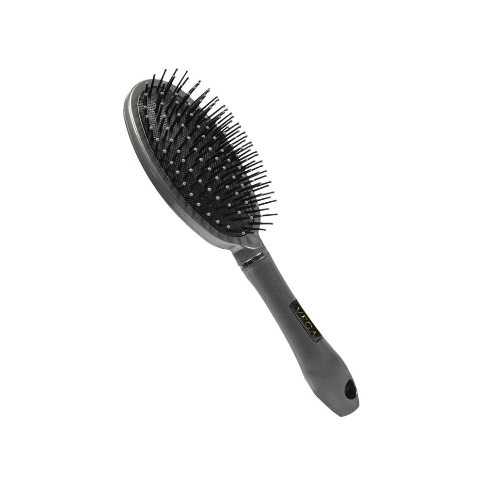 Vega Cushioned Hair Brush (Black) : 1 piece