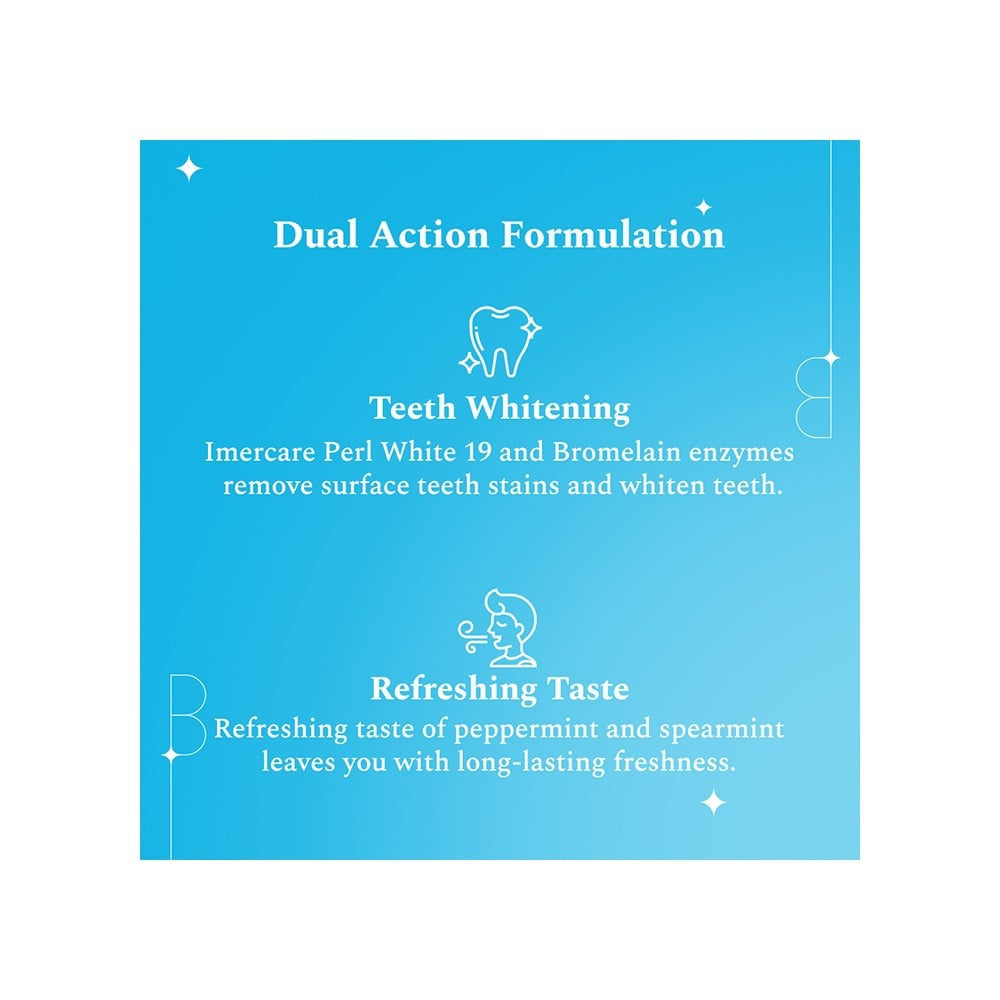 Perfora Dream White - Whitening Toothpaste - Fresh Mint - Pack of 2 : 2 x 75 g