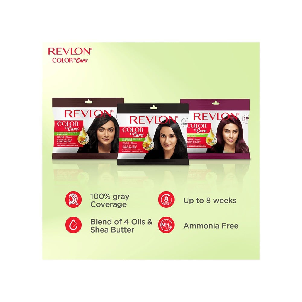 Revlon Color N Care Hair Colour (Natural Black) : 1 pack