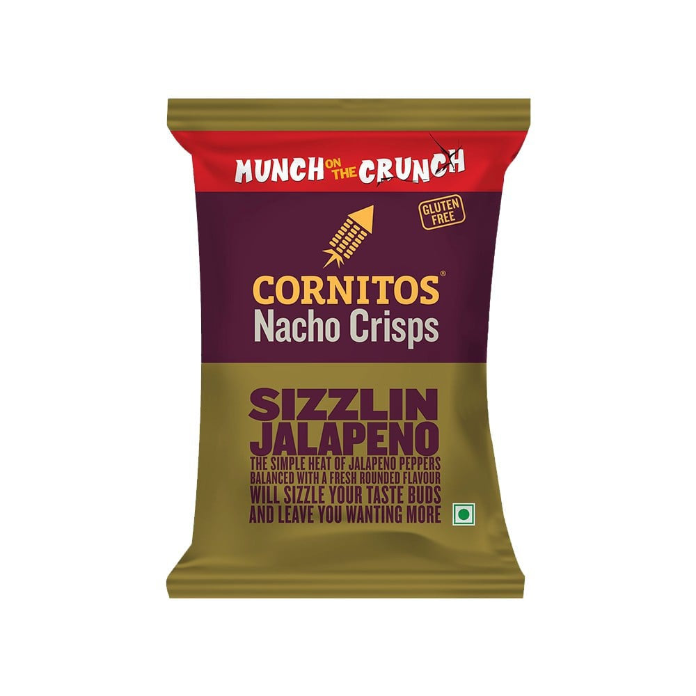 Cornitos Sizzlin Jalapeno Nachos - Pack of 3 : 3 x 75 g