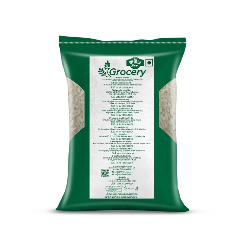 Whole Farm Grocery Steam Sonamasuri Rice : 1 kg