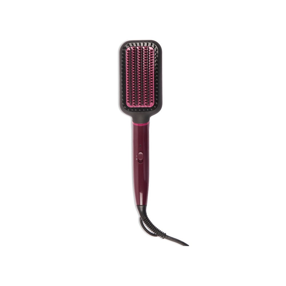Philips BHH730/00 Heated Hair Straightener Brush (Black & Pink) : 1 unit