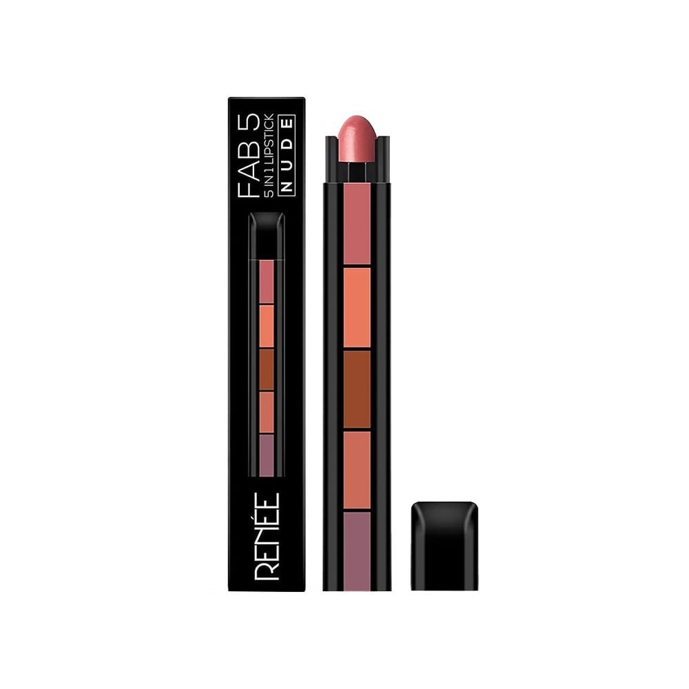Renee Madness PH Stick + Renee FAB 5 Matte Finish 5 In 1 Lipstick (Nude) : 3 g + 7.5 g