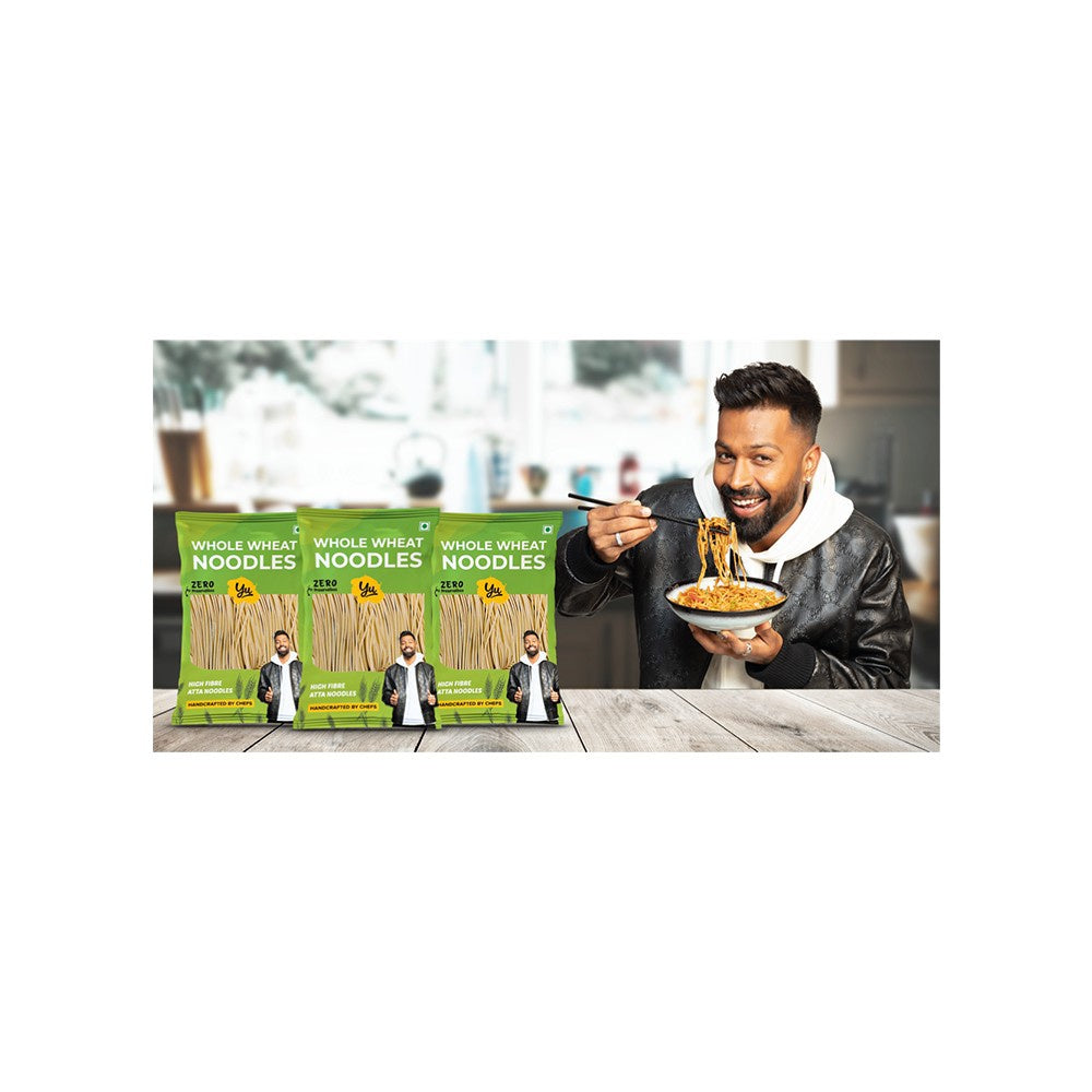 Yu 100% Whole Wheat Noodles - Pack of 2 : 2 x 150 g