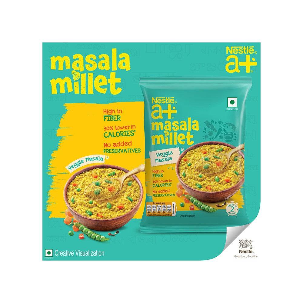 Nestle a+ Masala Millet (Veggie Masala) : 40 g