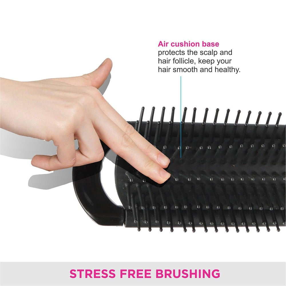 Vega Folding Compact Hair Brush (Black) : 1 piece
