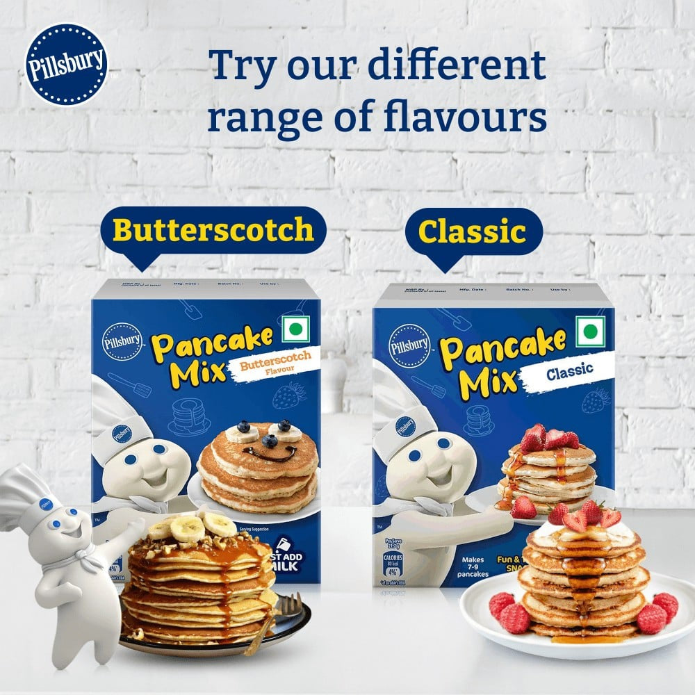 Pillsbury Chocolate Flavour Pancake Mix : 180 g