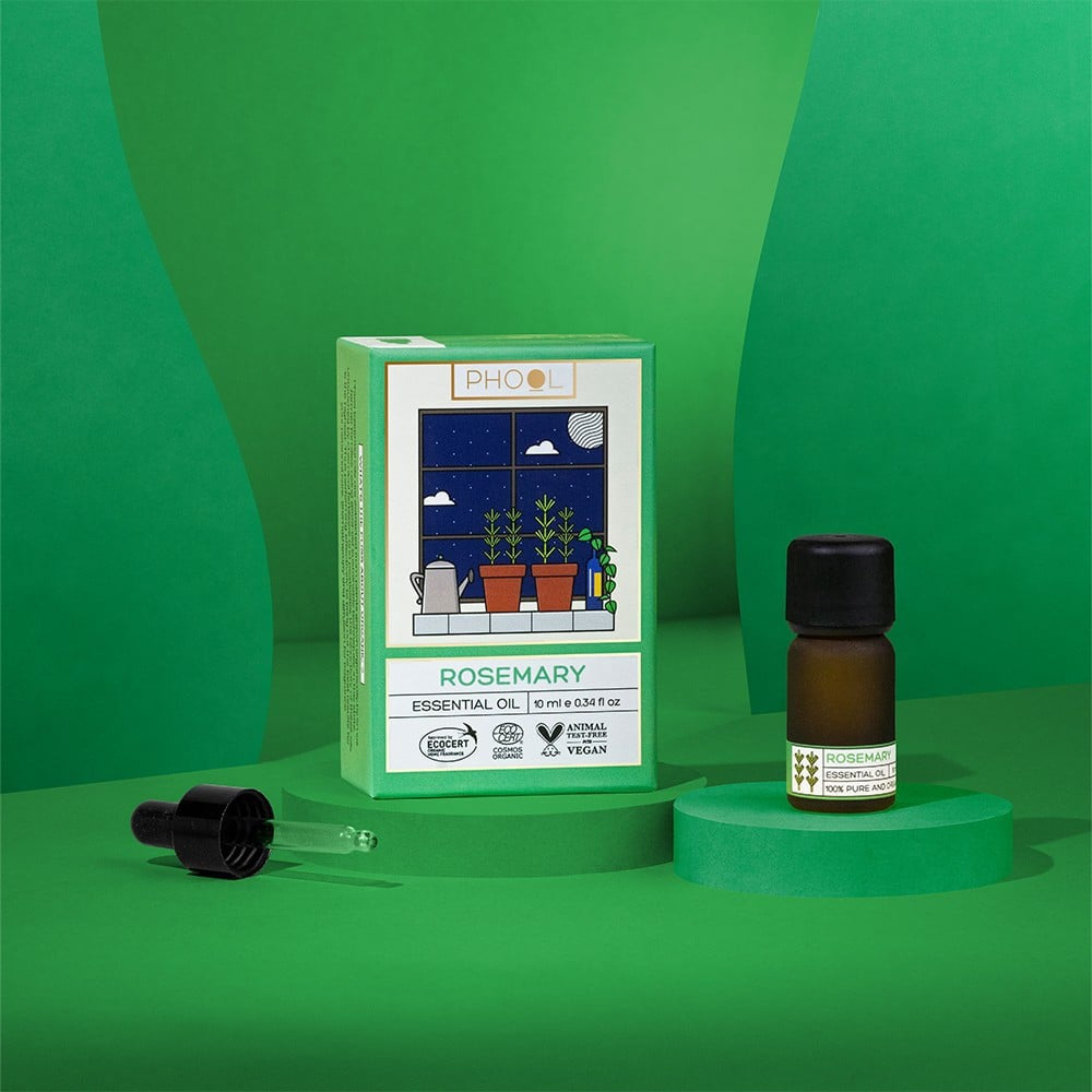 Phool Rosemary Essential Oil For Hair Growth & Dandruff Repair : 10 ml