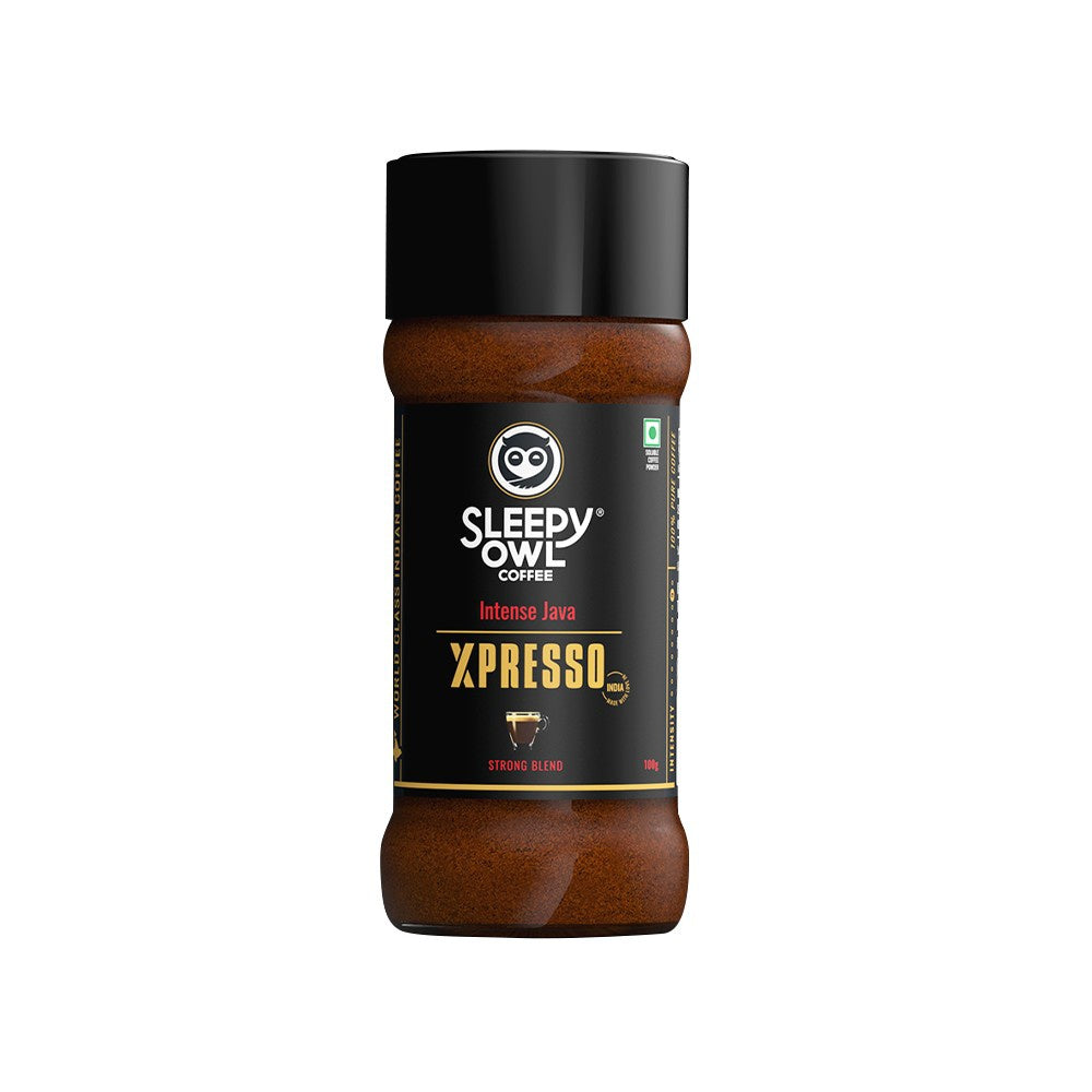 Sleepy Owl Xpresso Intense Java Strong Instant Coffee : 100 g