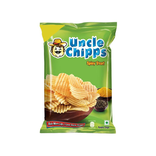 Uncle Chipps Spicy Treat Potato Chips : 80 g