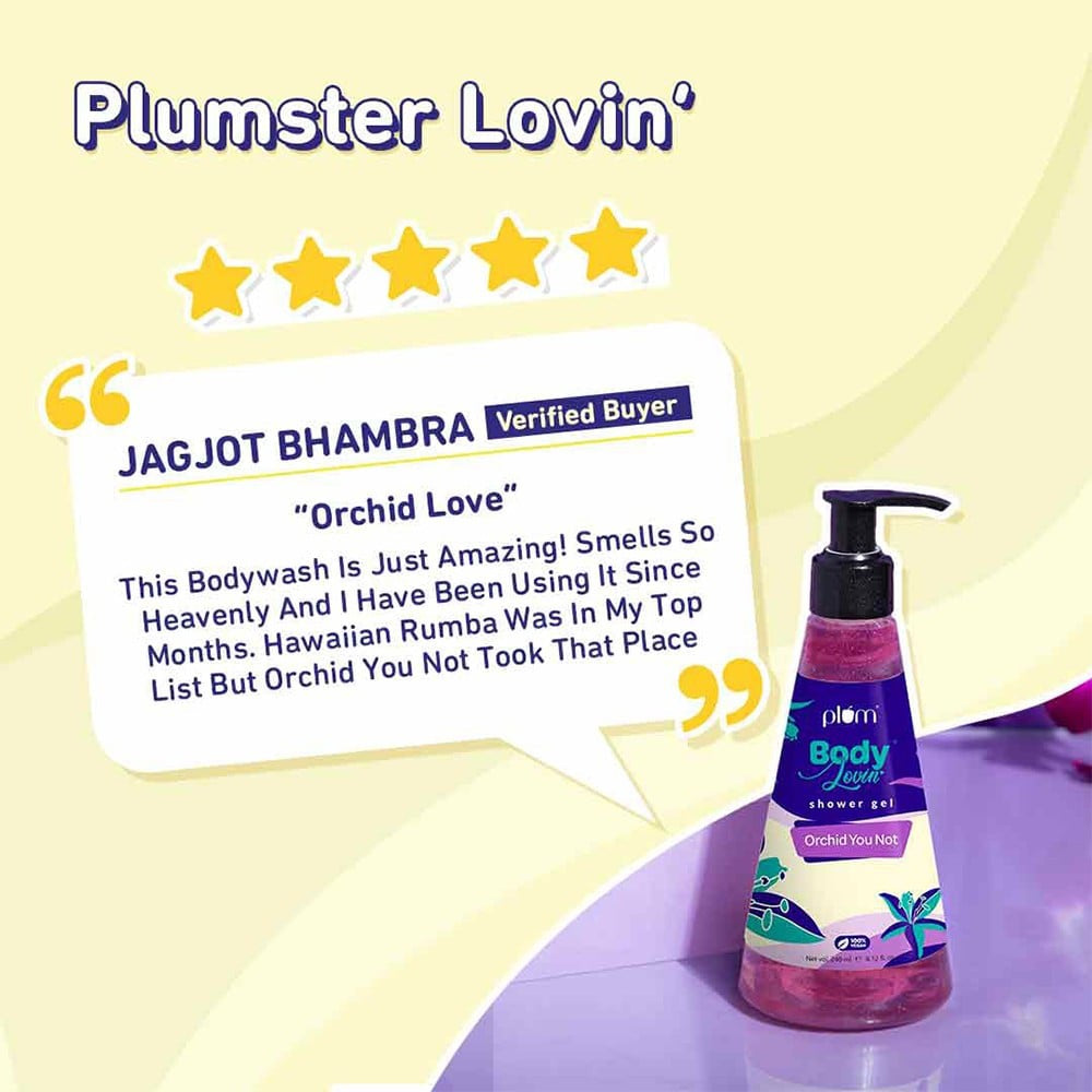Plum BodyLovin' Orchid You Not Shower Gel : 240 ml