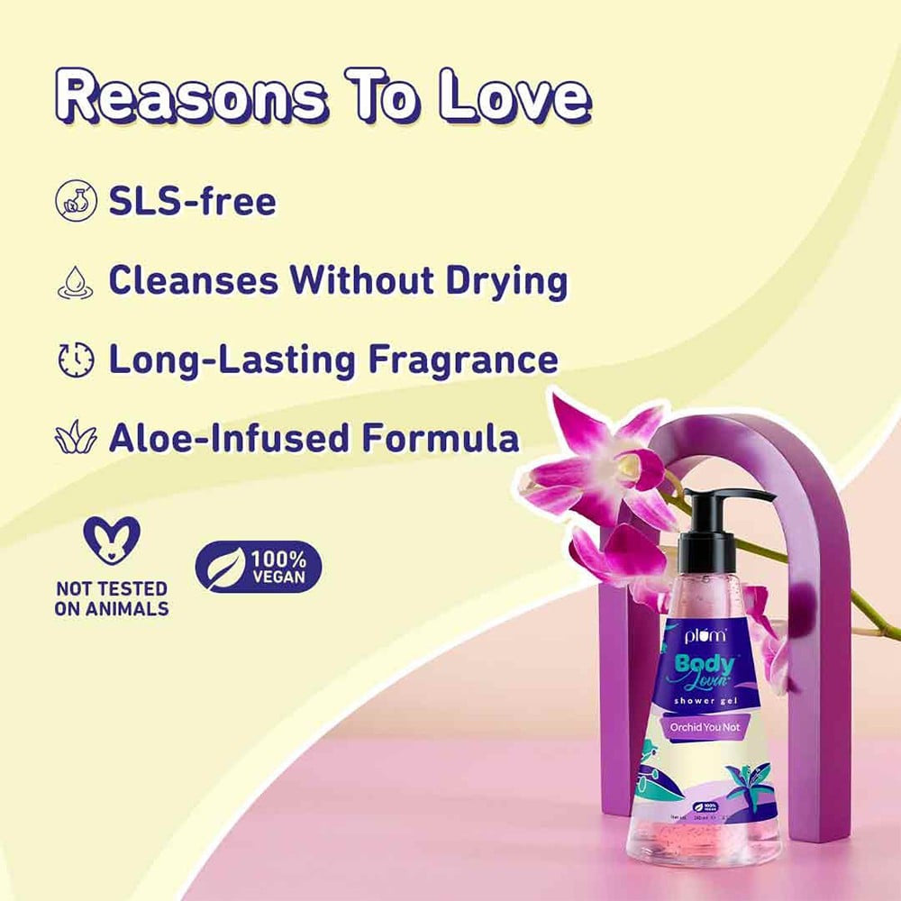 Plum BodyLovin' Orchid You Not Shower Gel : 240 ml