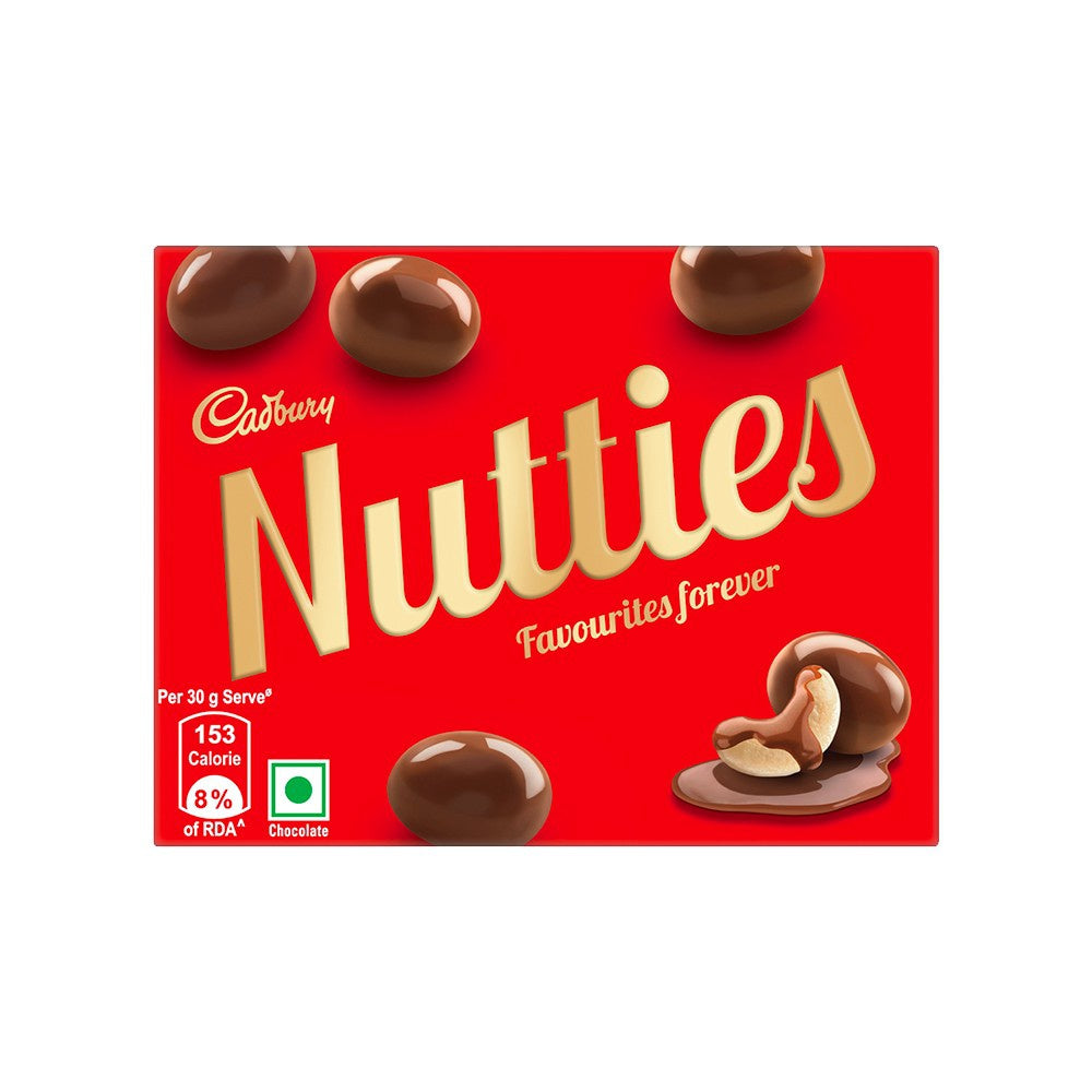 Cadbury Nutties Shaped Chocolates - Pack of 3 : 3 x 30 g