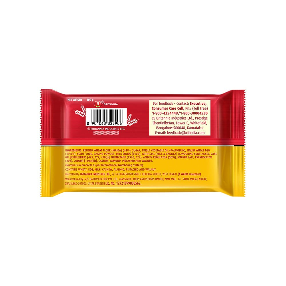 Britannia Toastea Cake Rusk : 100 g