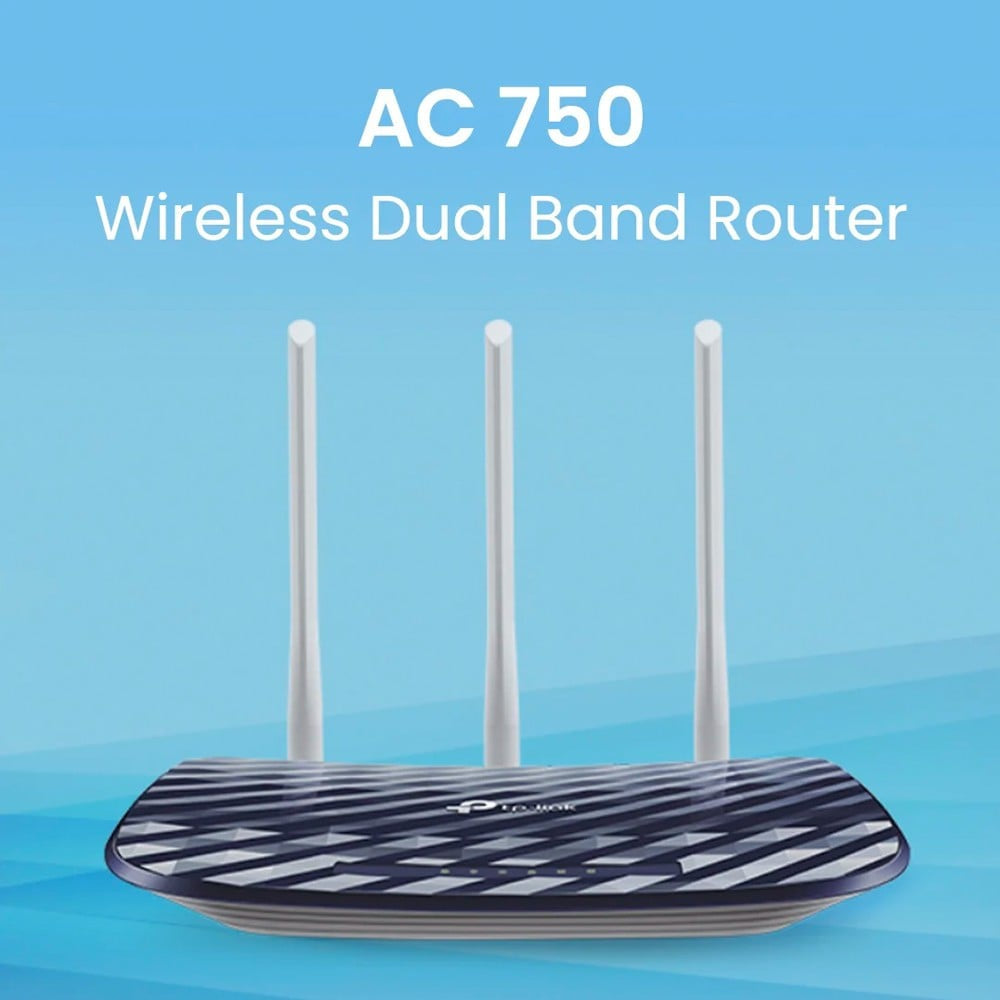TP-LINK Archer C20 AC750 Wi-Fi Router (Blue) : 1 unit