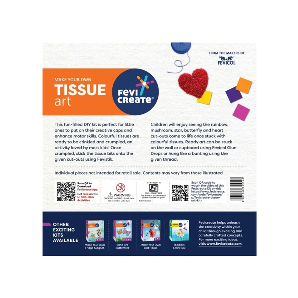 Pidilite Fevicreate Make Your Own Tissue Craft Kit : 1 unit