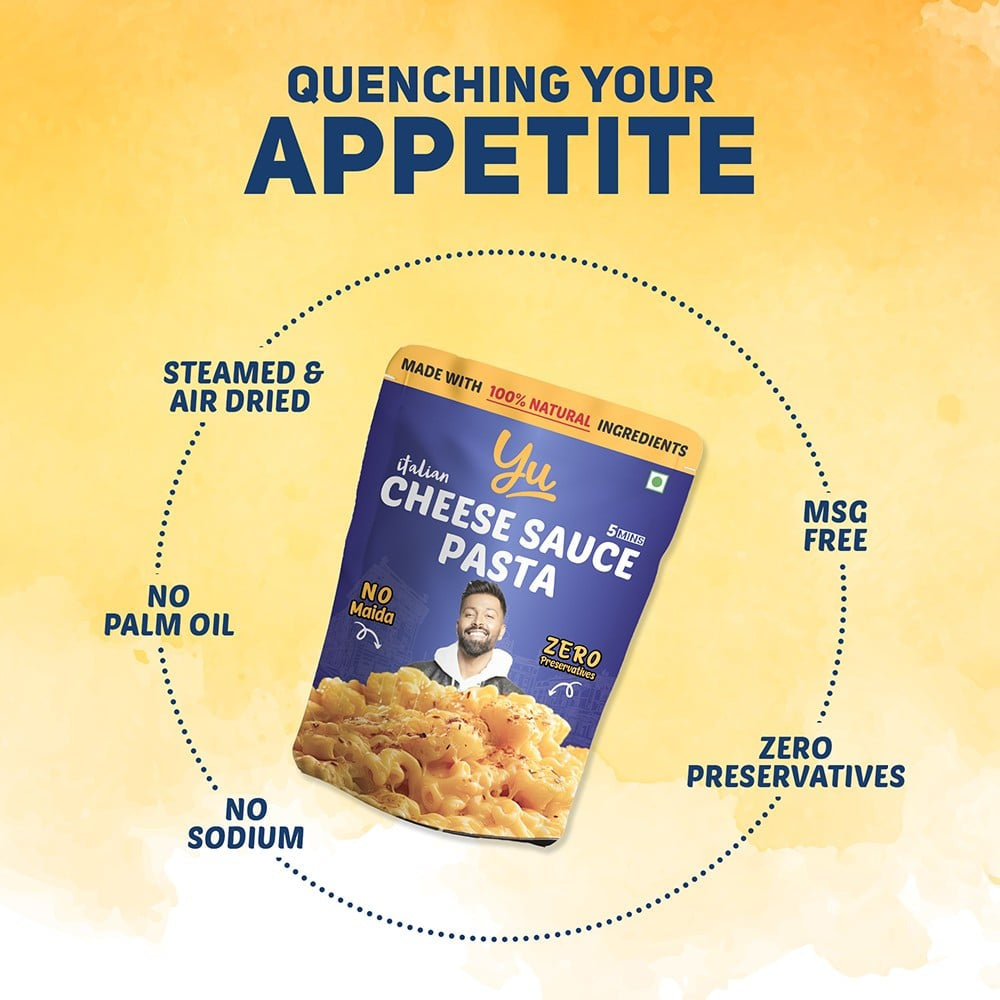 Yu Cheese Sauce Instant Wheat Pasta (Penne) : 65 g