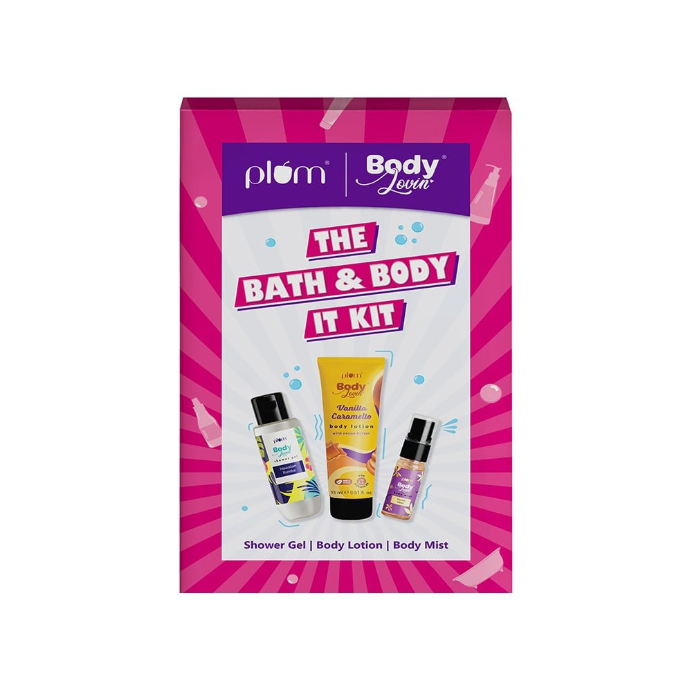 Plum BodyLovin' The Bath & Body It Travel Kit : 3 pcs