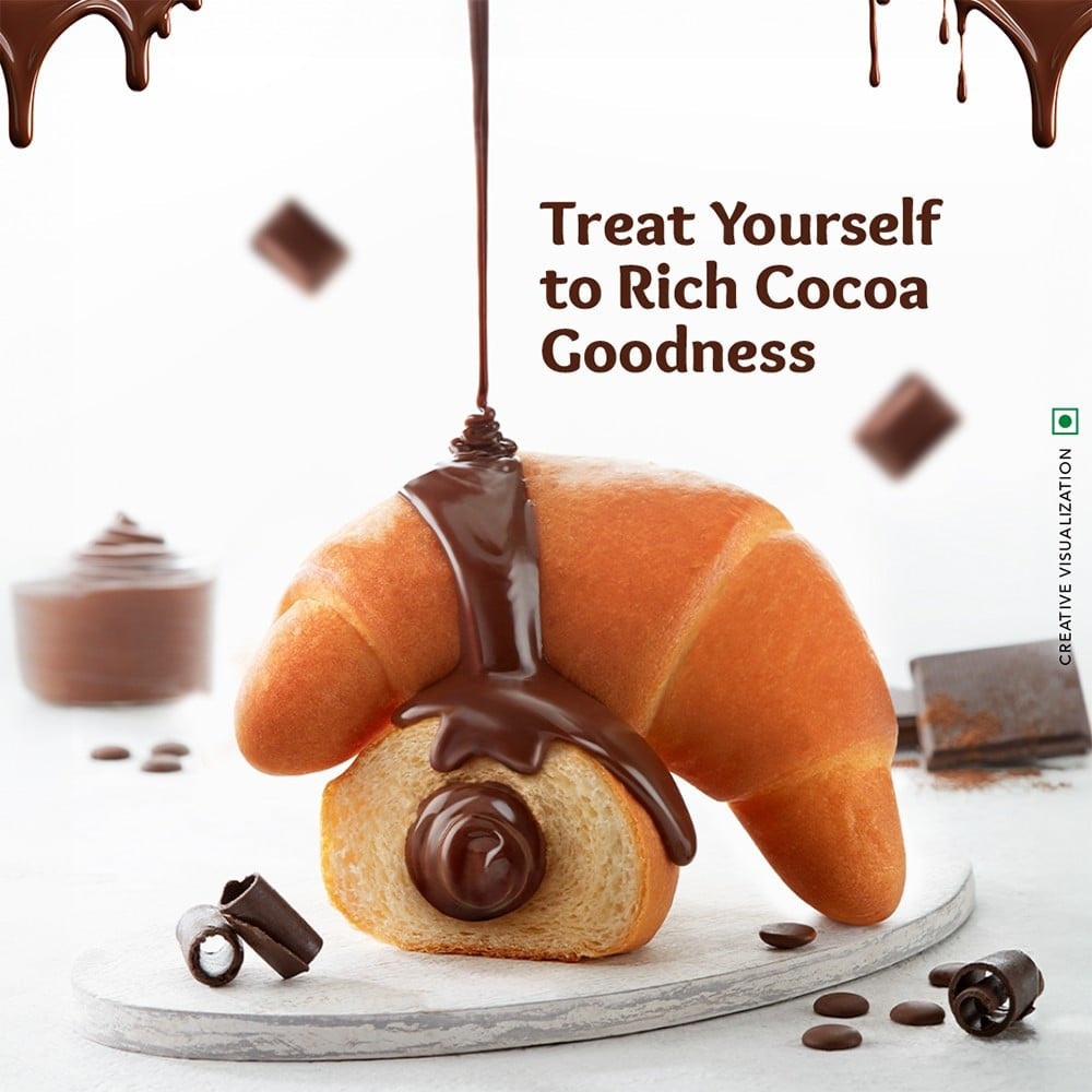 Britannia Treat Cocoa Creme Croissant : 225 g (5 x 45 g)