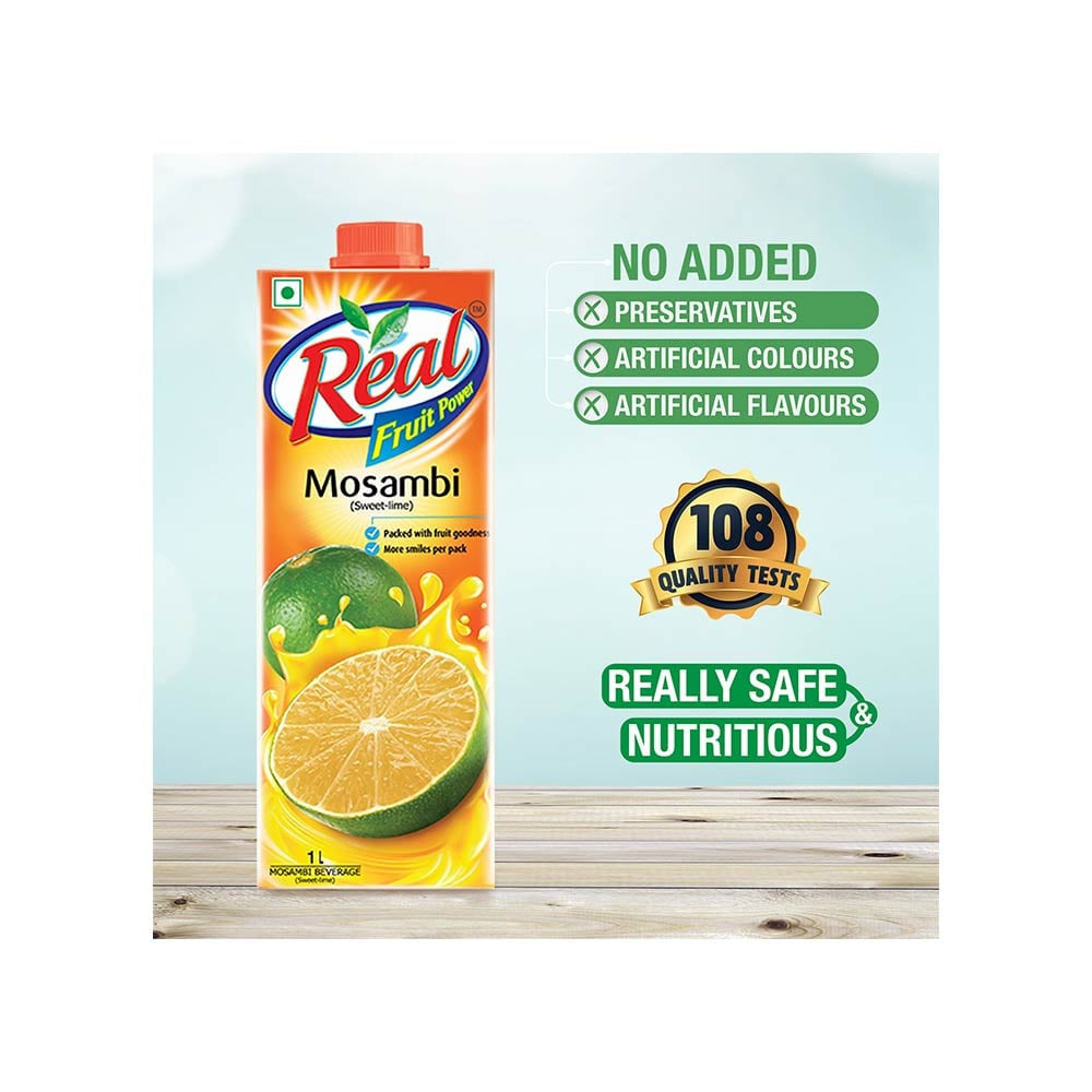 Real Fruit Power Mosambi Juice : 1 ltr