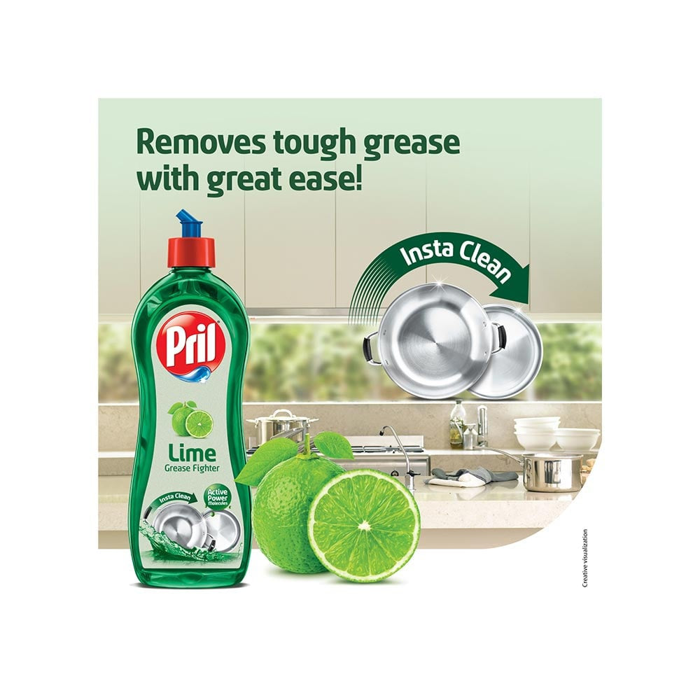 Pril Lime Grease Fighter Dishwash Gel : 750 ml