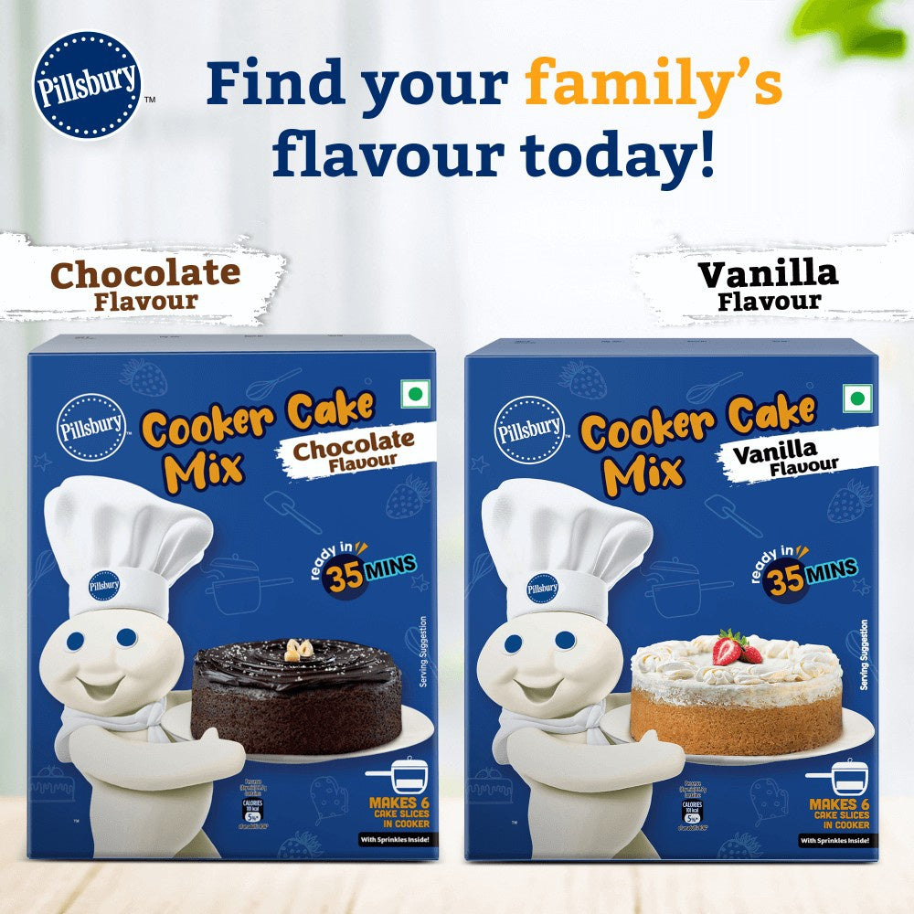 Pillsbury Vanilla Cooker Cake Mix : 159 g