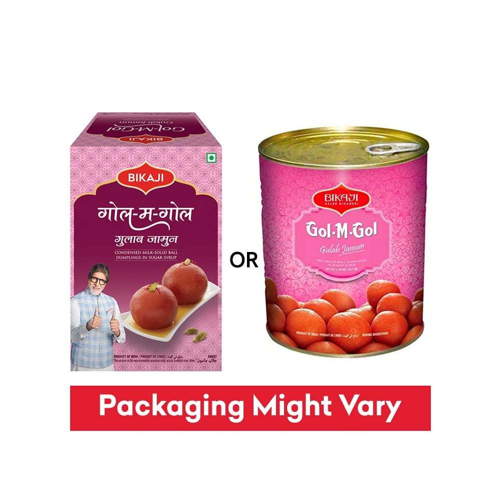 Gol-M-Gol Gulab Jamun by Bikaji : 1.25 kg