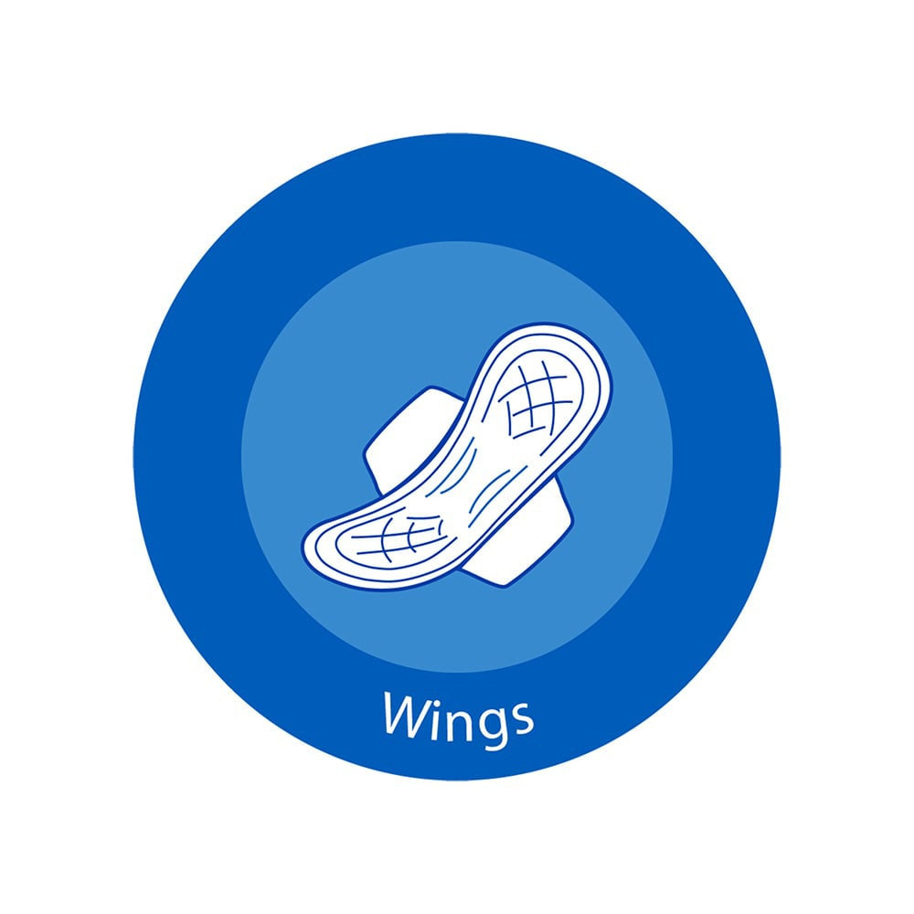 Stayfree Secure Cottony Soft Sanitary Pads (Regular Wings) : 6 pieces