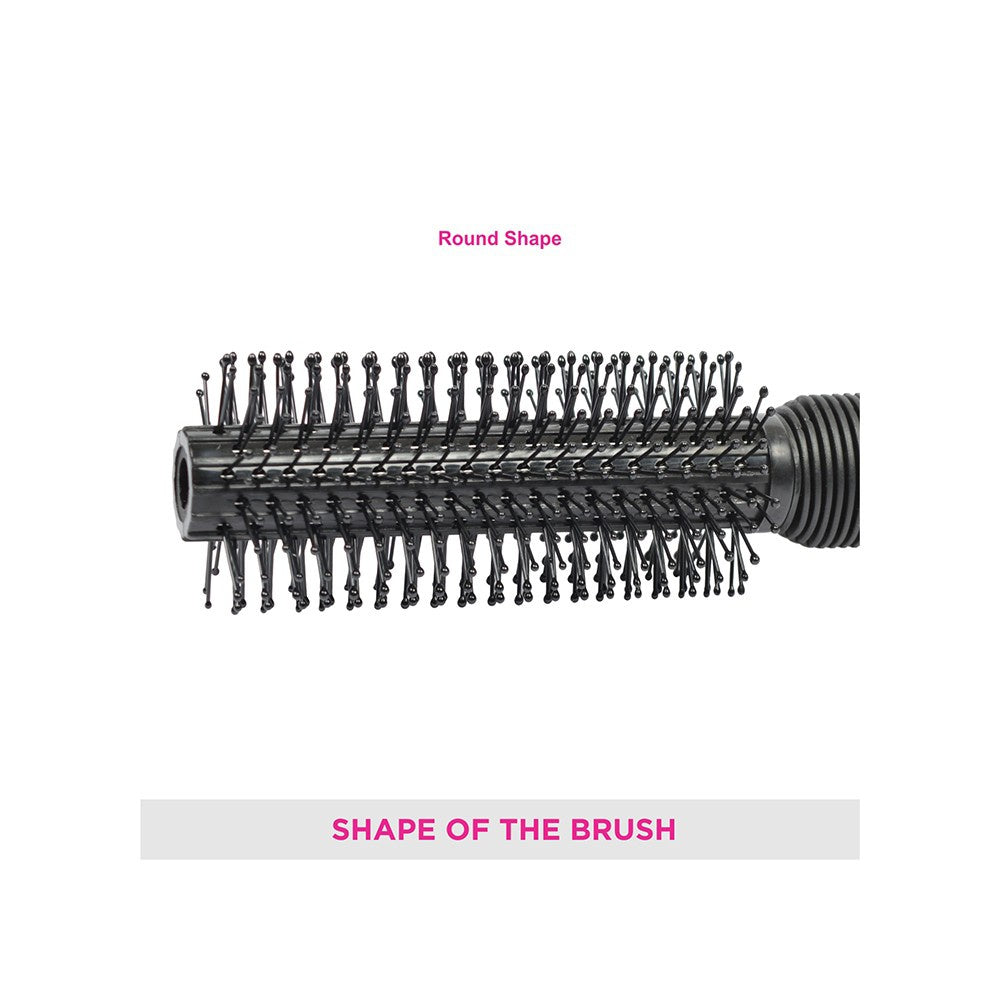 Vega Round Hair Brush (Black) : 1 unit