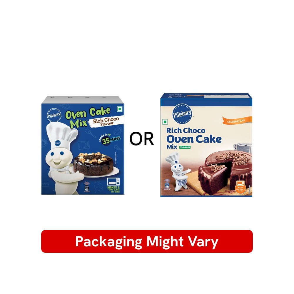 Pillsbury Rich Choco Oven Cake Mix (Egg less) : 270g