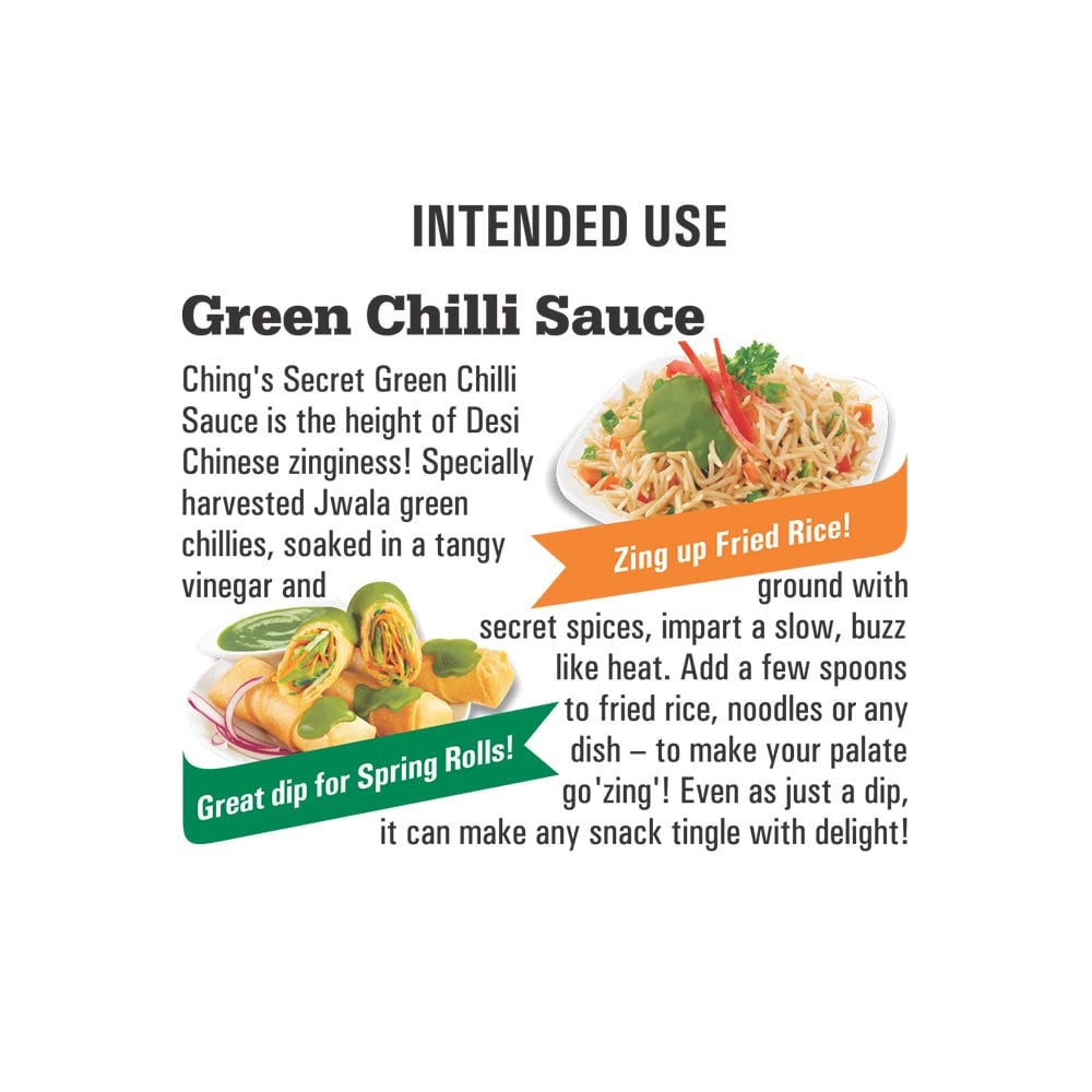 Ching's Secret Green Chilli Sauce Bold & Flavourful : 680 g