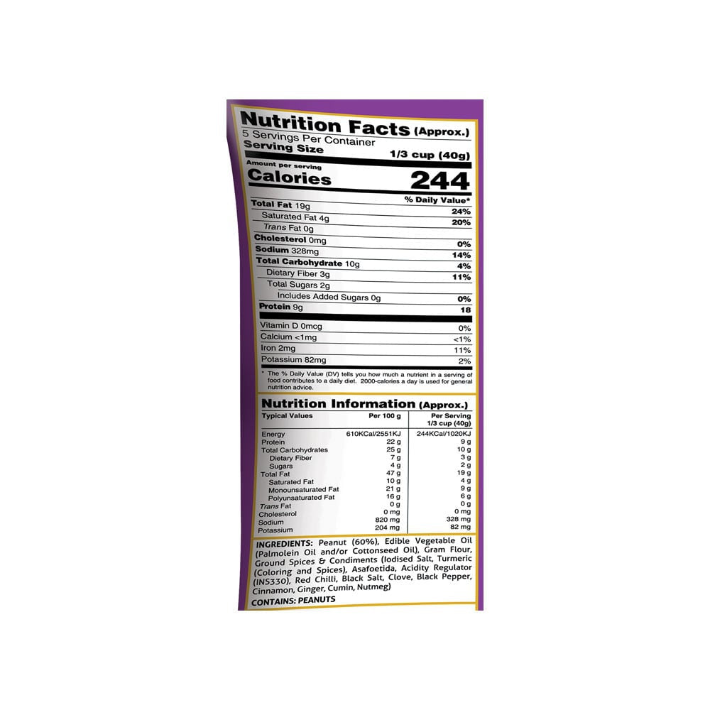 Bikaji Nut Cracker Coated Peanuts : 150 g