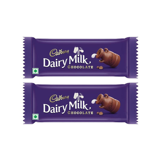 Cadbury Dairy Milk Milk Chocolate Bar - Pack of 2 : 2 x 52 g