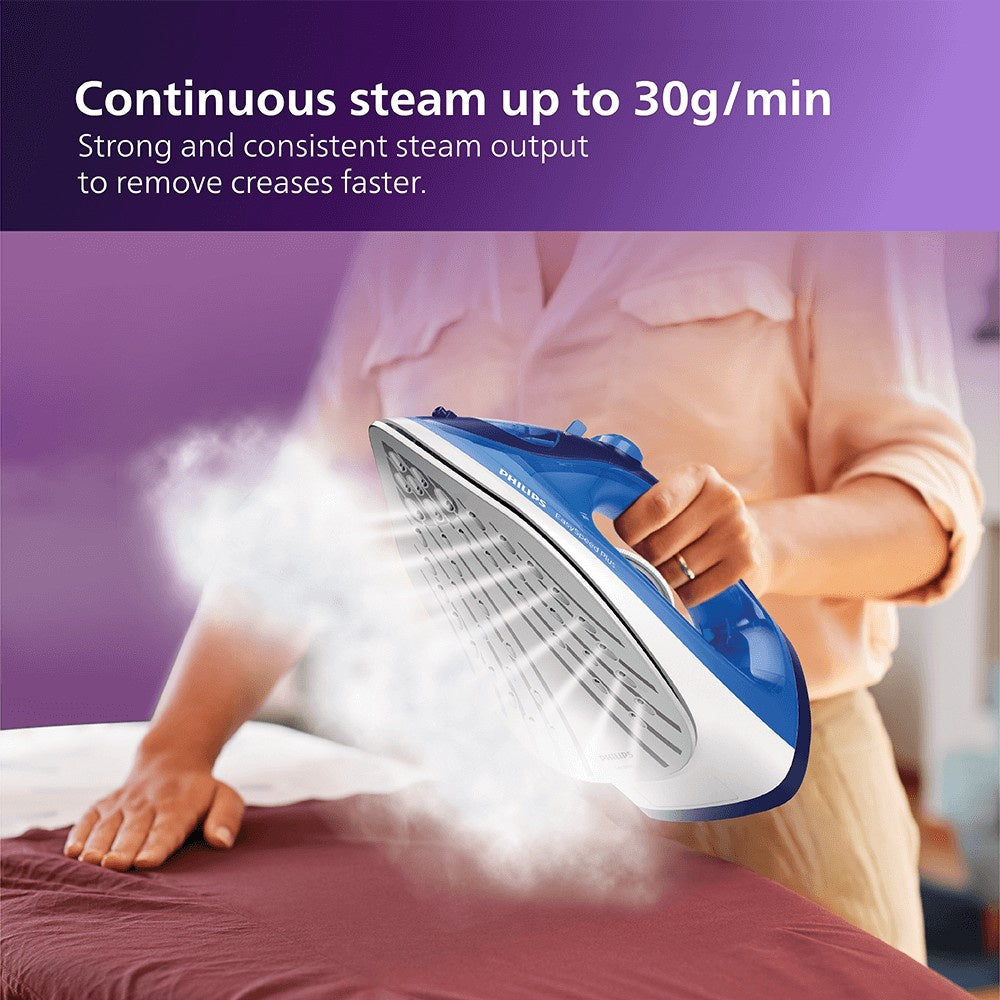 Philips Domestic EasySpeed Plus Steam Iron 2200W (Blue) : 1 unit