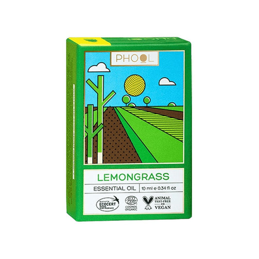 Phool Lemongrass Essential Oil - For Aromatherapy, Spa, and Home Diffuser : 10 ml