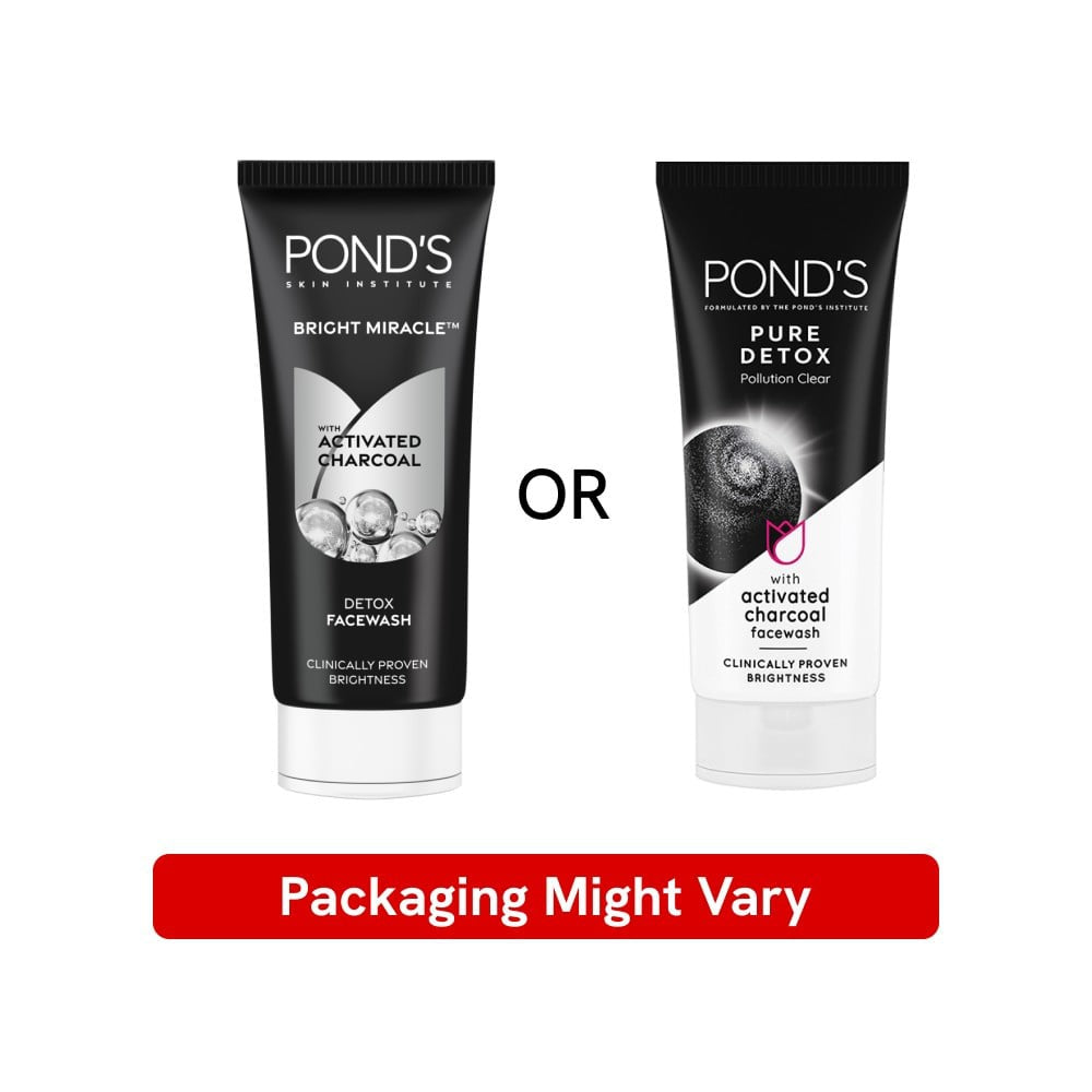 Pond's Pure Detox Anti-Pollution Purity With Activated Charcoal Face Wash : 100 g