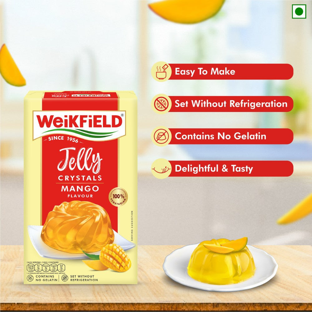 Weikfield Mango Jelly Mix : 90 g