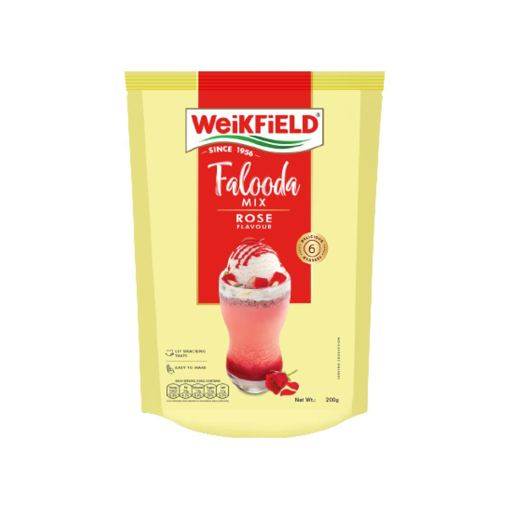 Weikfield Falooda Dessert Mix Rose Flavour : 200 g