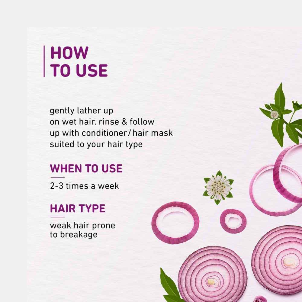 Plum Onion & Biotin Hair Fall Control Shampoo : 250 ml