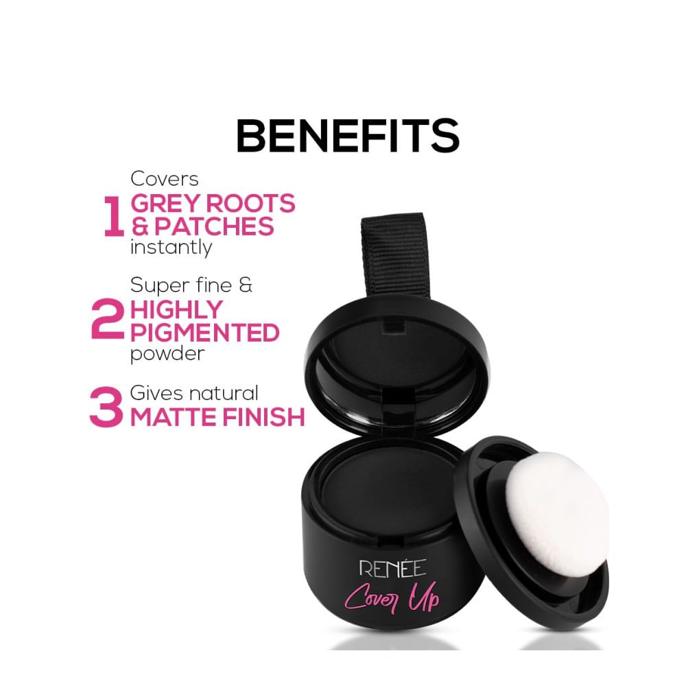 Renee Cover Up Hair Powder (Black) : 4 g