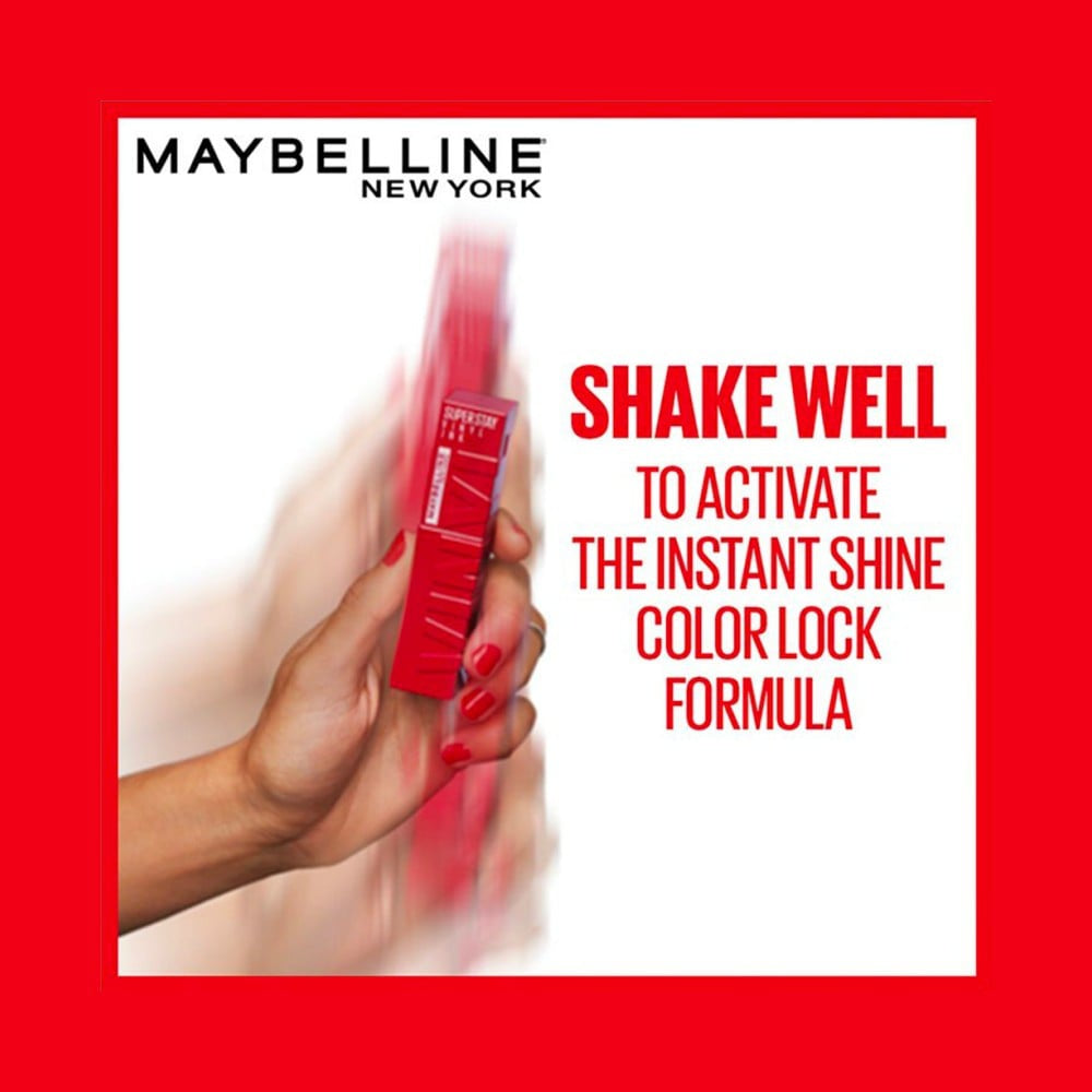 Maybelline New York Superstay Vinyl Ink Liquid Lipstick (Peachy) : 4.2 ml