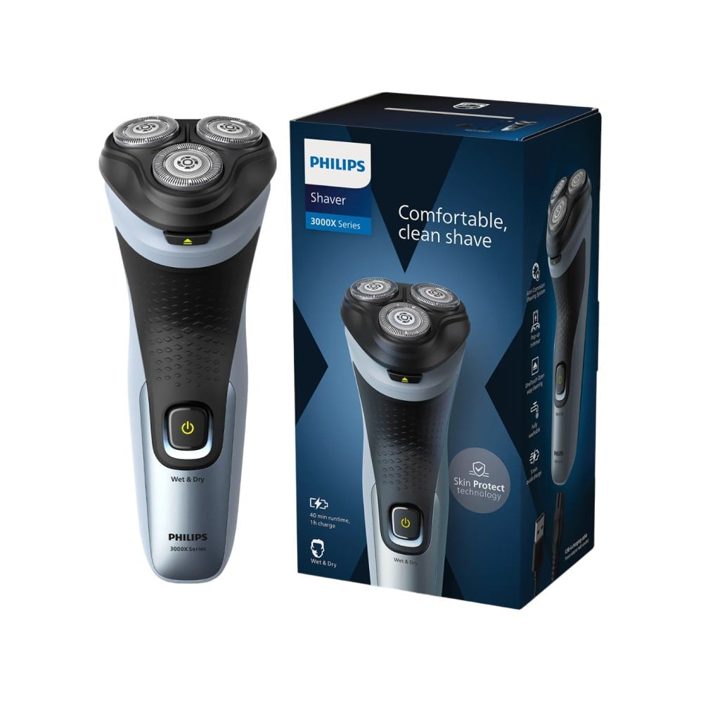 Philips X3063/03 3000X Electric Shaver (Celestial Blue) : 1 unit