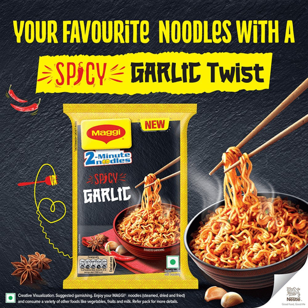 Maggi Spicy Garlic Instant Noodles : 248 g