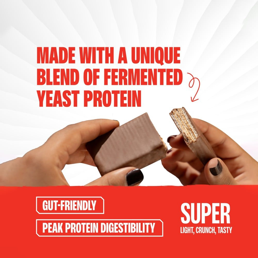 SuperYou Choco Peanut Butter Wafer Protein Bar - Pack of 4 : 4 x 40 g