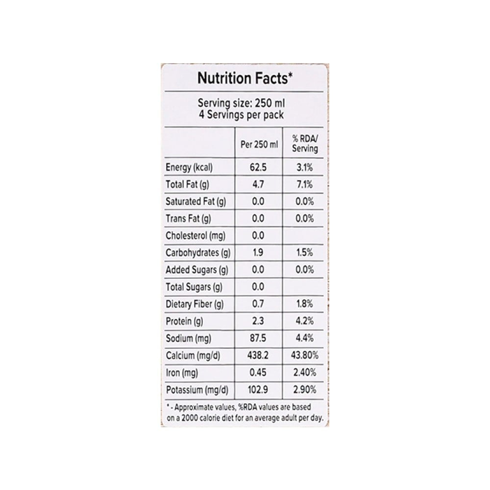 Urban Platter Unsweetened Almond Beverage (Lactose-Free, Plant-Based / Vegan / Milk Alternative) : 1 ltr